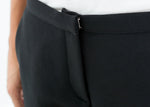 Side Zip Slim Pant in Black
