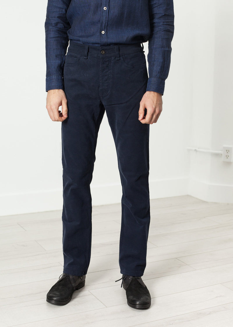 Alex Twill Pant in Navy