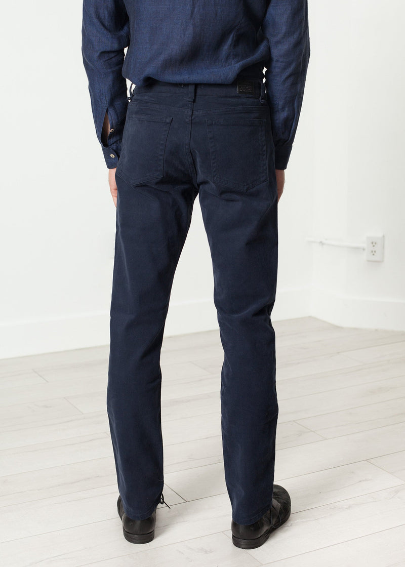 Alex Twill Pant in Navy