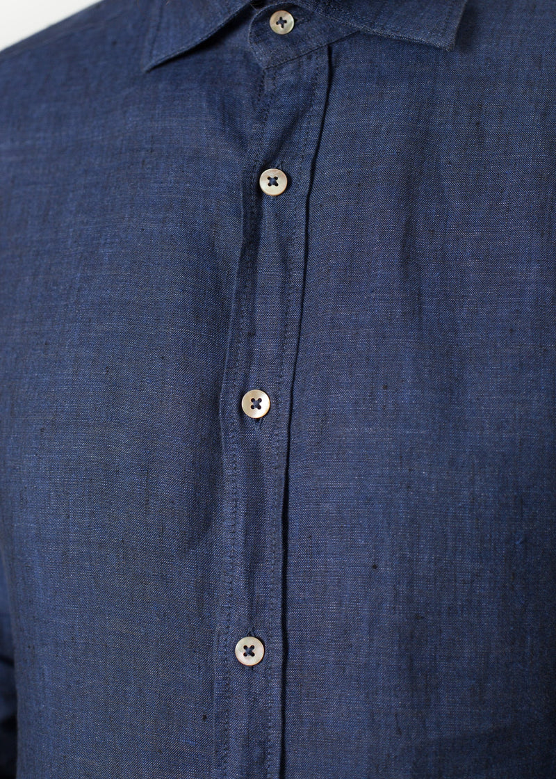 Button Up Shirt in Navy